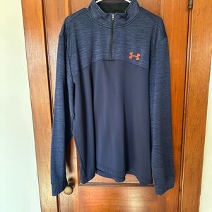 Blue quarter zip